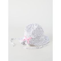 WEEK END A LA MER - Chapeau blanc en coton pour fille - Taille 3 A - Modz