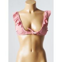 LE BAIN PAR MOLLY BRACKEN - Haut de maillot de bain rouge en polyester - Femme - Taille 40 - Modz