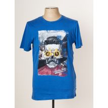 JACK & JONES - T-shirt bleu en coton pour homme - Taille XXL - Modz