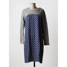 THALASSA - Robe mi-longue bleu en viscose - Femme - Taille 42 - Modz