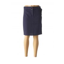 JULIE GUERLANDE - Jupe mi-longue bleu en lin - Femme - Taille 40 - Modz