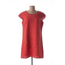 MEXX - Robe courte rouge en lin pour femme - Taille 38 - Modz