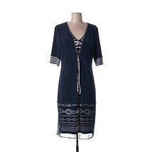 JOSEPH RIBKOFF - Robe mi-longue bleu en polyester pour femme - Taille 40 - Modz