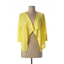 JULIE GUERLANDE - Gilet manches longues jaune en polyester - Femme - Taille 42 - Modz