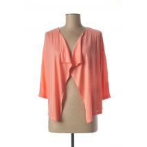 JULIE GUERLANDE - Gilet manches longues orange en polyester - Femme - Taille 42 - Modz