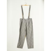 MEXX - Pantalon 7/8 gris en lin - Femme - Taille 40 - Modz