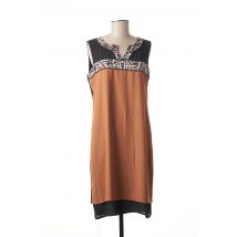 DIANE LAURY - Robe mi-longue noir en polyester - Femme - Taille 38 - Modz
