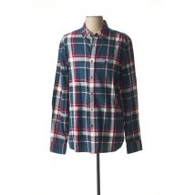 MUSTANG - Chemise manches longues bleu en coton - Homme - Taille M - Modz