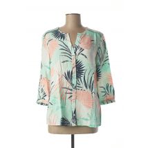 DIANE LAURY - Chemisier vert en viscose - Femme - Taille 36 - Modz