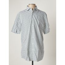 SEIDEN STICKER - Chemise manches courtes blanc en coton - Homme - Taille M - Modz
