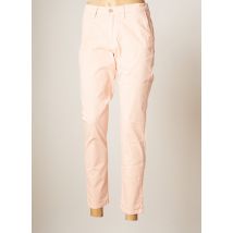 LCDN - Pantalon 7/8 rose en coton - Femme - Taille 40 - Modz