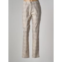 SAINT HILAIRE - Pantalon slim beige en coton pour femme - Taille 42 - Modz