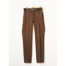 M.E.N.S - Pantalon chino marron en polyester - Homme - Taille 36 - Modz