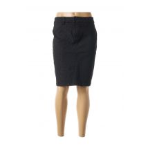 CONCEPT K - Jupe mi-longue noir en coton - Femme - Taille 38 - Modz