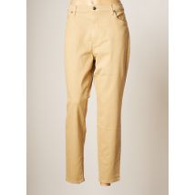 LCDN - Pantalon slim marron en coton - Femme - Taille 48 - Modz