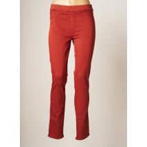 CONCEPT K - Pantalon slim marron en coton pour femme - Taille 40 - Modz