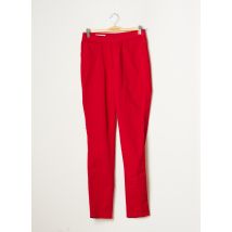LCDN - Pantalon slim rouge en coton - Femme - Taille 38 - Modz