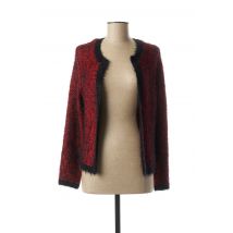 MARBLE - Gilet manches longues bleu en acrylique - Femme - Taille 38 - Modz