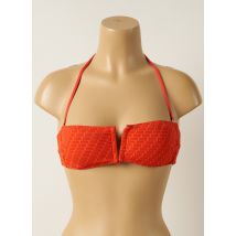IODUS - Haut de maillot de bain orange en polyamide - Femme - Taille 38 - Modz