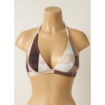 IODUS - Haut de maillot de bain marron en polyamide - Femme - Taille 36 - Modz
