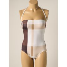 IODUS - Maillot de bain 1 pièce marron en polyamide - Femme - Taille 34 - Modz