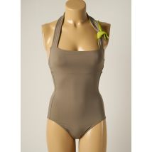 IODUS - Maillot de bain 1 pièce marron en polyamide - Femme - Taille 38 - Modz