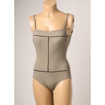 IODUS - Maillot de bain 1 pièce beige en polyamide - Femme - Taille 44 - Modz