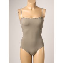 IODUS - Maillot de bain 1 pièce marron en polyamide - Femme - Taille 36 - Modz