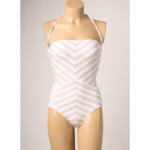 IODUS - Maillot de bain 1 pièce beige en polyamide - Femme - Taille 38 - Modz
