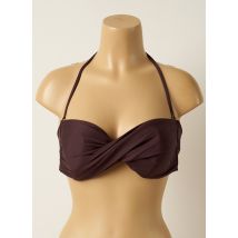 IODUS - Haut de maillot de bain marron en polyamide - Femme - Taille 44 - Modz