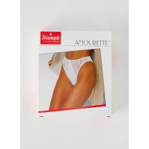 TRIUMPH - Tanga bleu en polyamide - Femme - Taille 40 - Modz