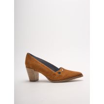 MYMA - Escarpins marron en textile - Femme - Taille 37 - Modz