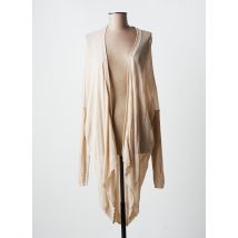 GARCIA - Gilet manches longues beige en viscose pour femme - Taille 38 - Modz