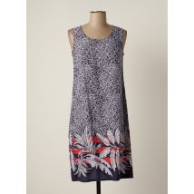 MASSANA - Robe mi-longue bleu en viscose - Femme - Taille 38 - Modz