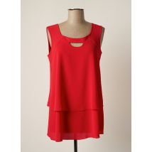 HALOGENE - Top rouge en polyester pour femme - Taille 38 - Modz