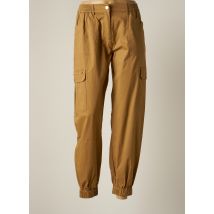7 SEASONS - Pantalon cargo marron en coton pour femme - Taille 40 - Modz