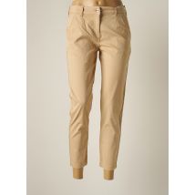 7 SEASONS - Pantalon 7/8 beige en coton pour femme - Taille 46 - Modz
