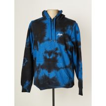 WRUNG - Sweat-shirt à capuche bleu en coton - Homme - Taille L - Modz