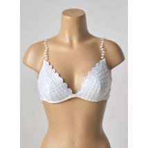 LEJABY - Soutien-gorge blanc en coton - Femme - Taille 80B - Modz