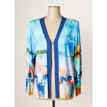 JUPER - Veste casual bleu en viscose - Femme - Taille 38 - Modz