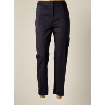 CHRISTIAN MARRY - Pantalon 7/8 bleu en coton - Femme - Taille 54 - Modz