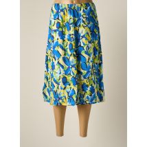 SOMMERMANN - Jupe mi-longue bleu en polyester - Femme - Taille 60 - Modz