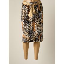 SAINT CHARLES - Jupe mi-longue noir en viscose - Femme - Taille 52 - Modz