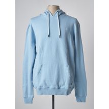 PULL IN - Sweat-shirt à capuche bleu en coton pour homme - Taille L - Modz