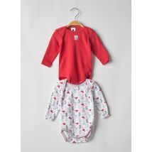 TISSAÏA - Body lingerie rouge en coton - Garçon - Taille TU - Modz