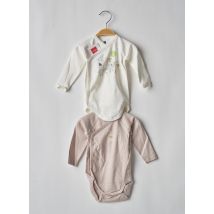 TISSAÏA - Body beige en coton - Garçon - Taille TU - Modz