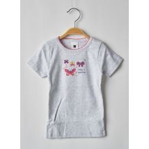 TISSAÏA - T-shirt gris en coton - Fille - Taille TU - Modz