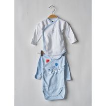 TISSAÏA - Body bleu en coton - Garçon - Taille TU - Modz