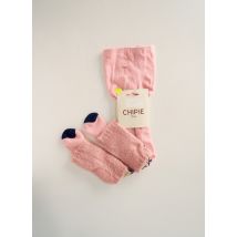 CHIPIE - Collants rose en coton pour fille - Taille 25 - Modz