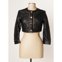 EDAS - Veste simili cuir noir en polyurethane - Femme - Taille 36 - Modz